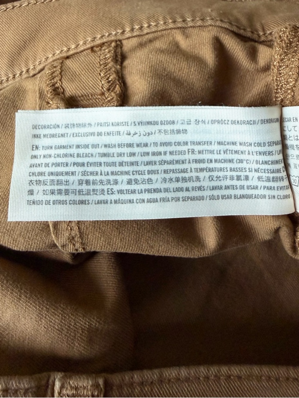 Abercrombie & Fitch Brown Ultra High Rise Cropped Wide Leg Pants 27 54847 - Picture 10 of 10
